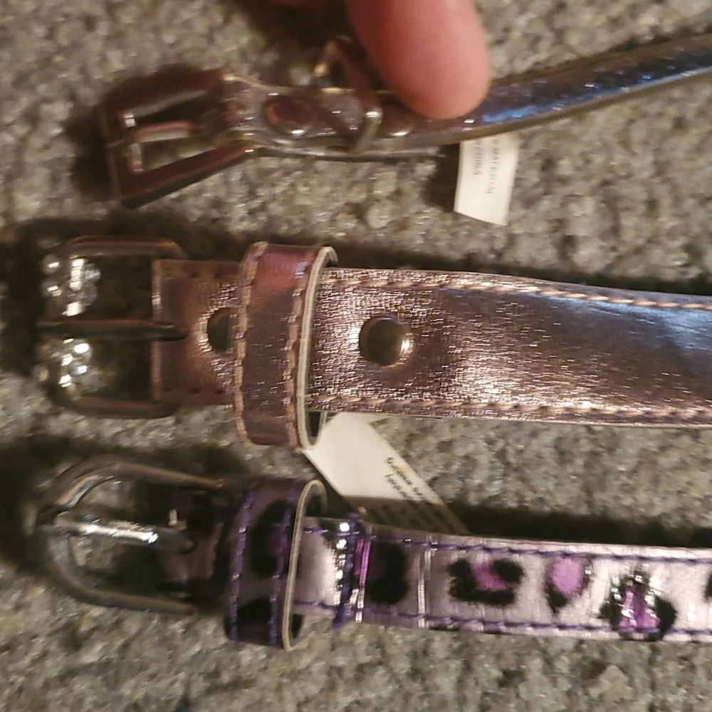 Lot of 3 4/6 childrens belts